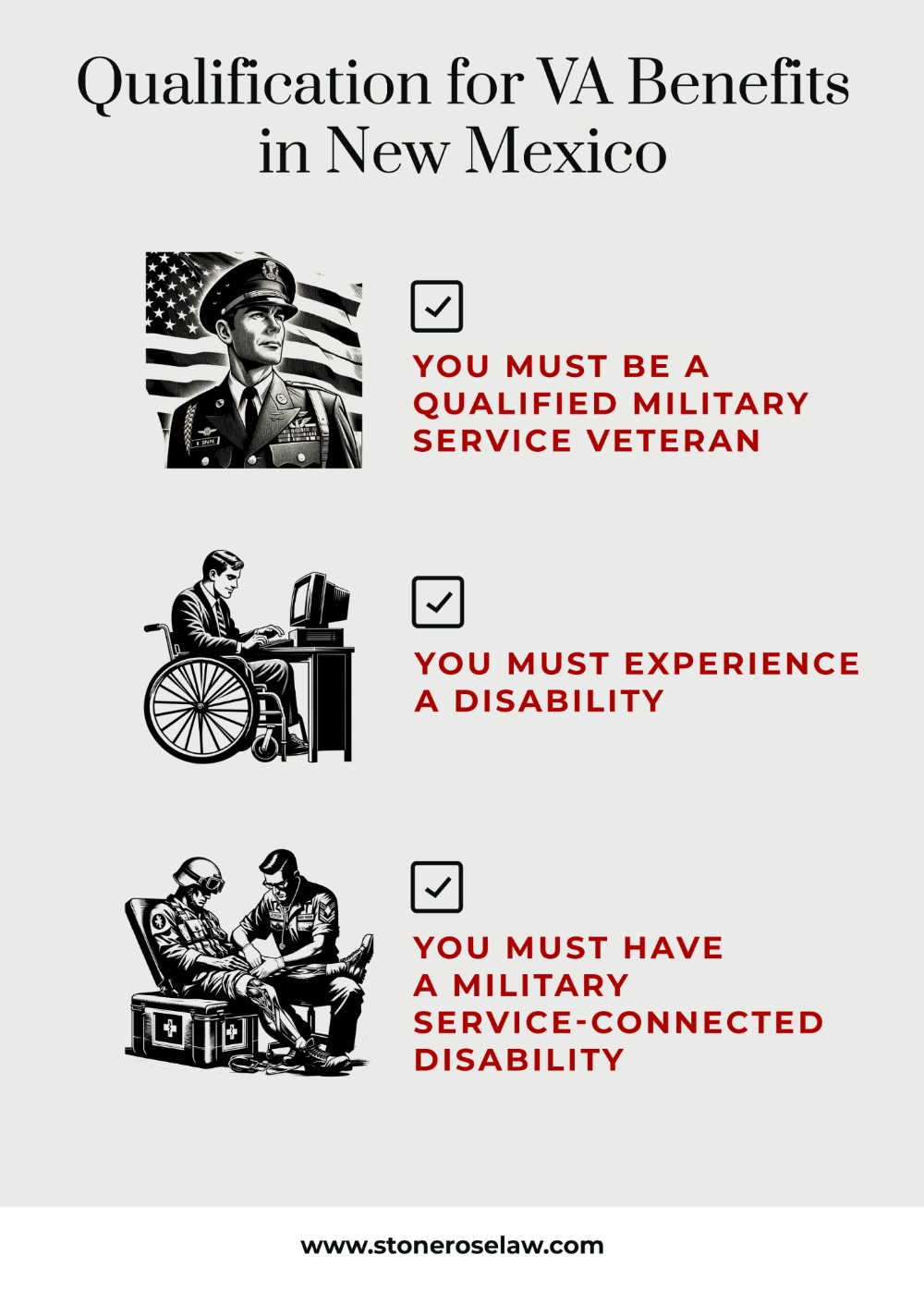 qualifications for VA benefits in New Mexico