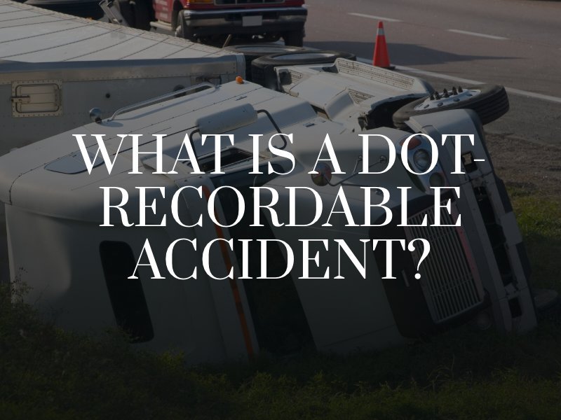 DOT Recordable Accident