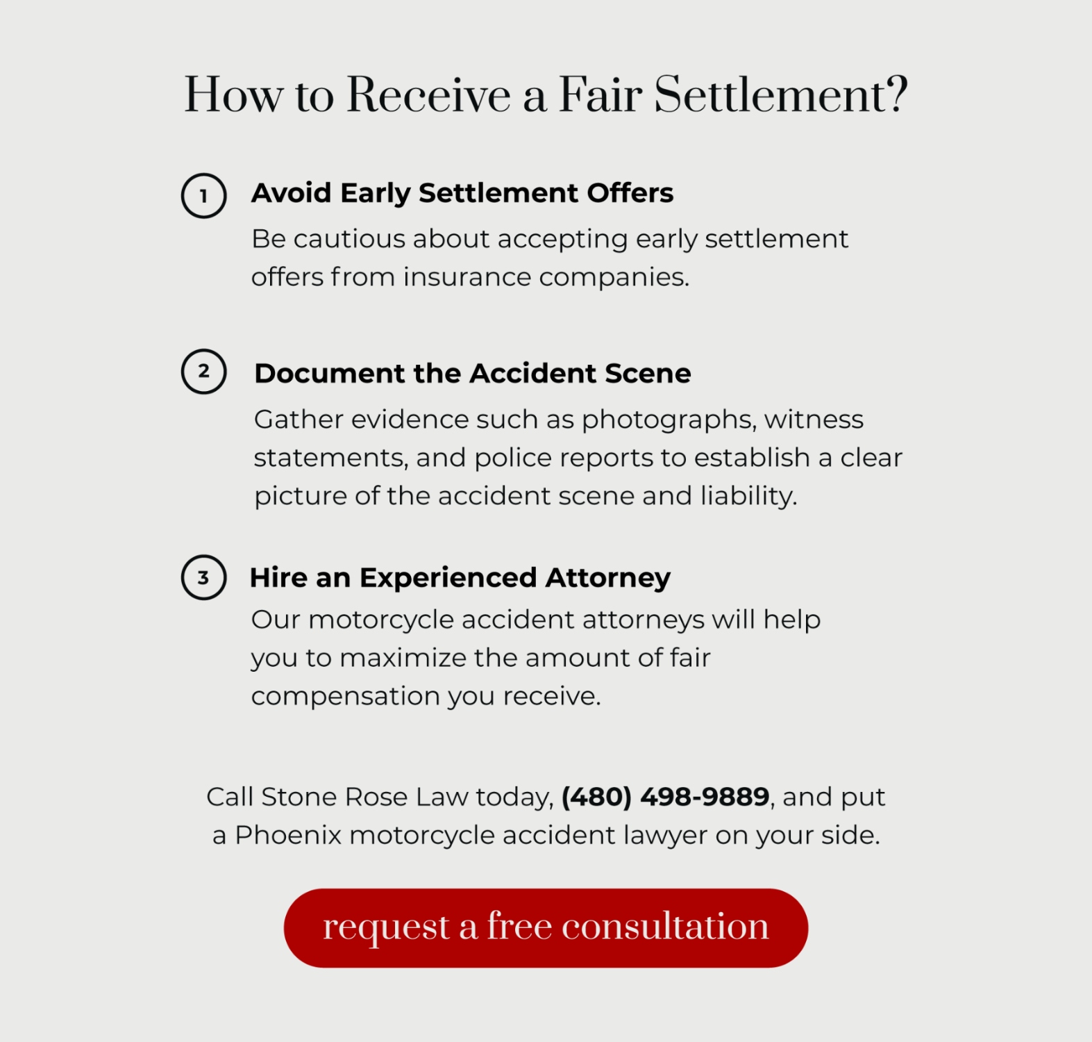 how to receive a fair settlement?